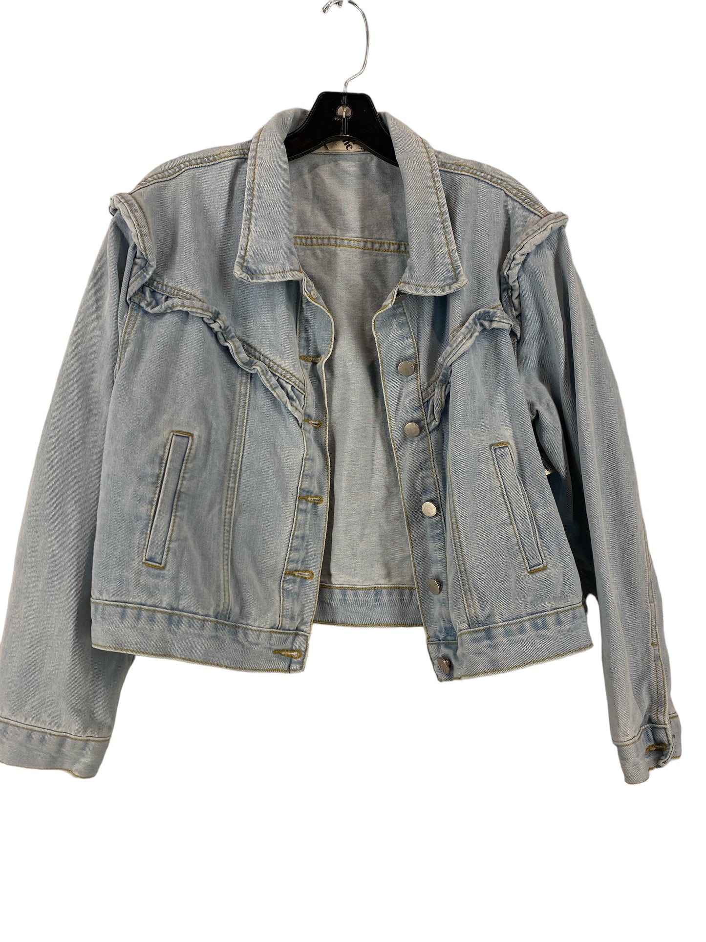 Jacket Denim By Clothes Mentor Size: S