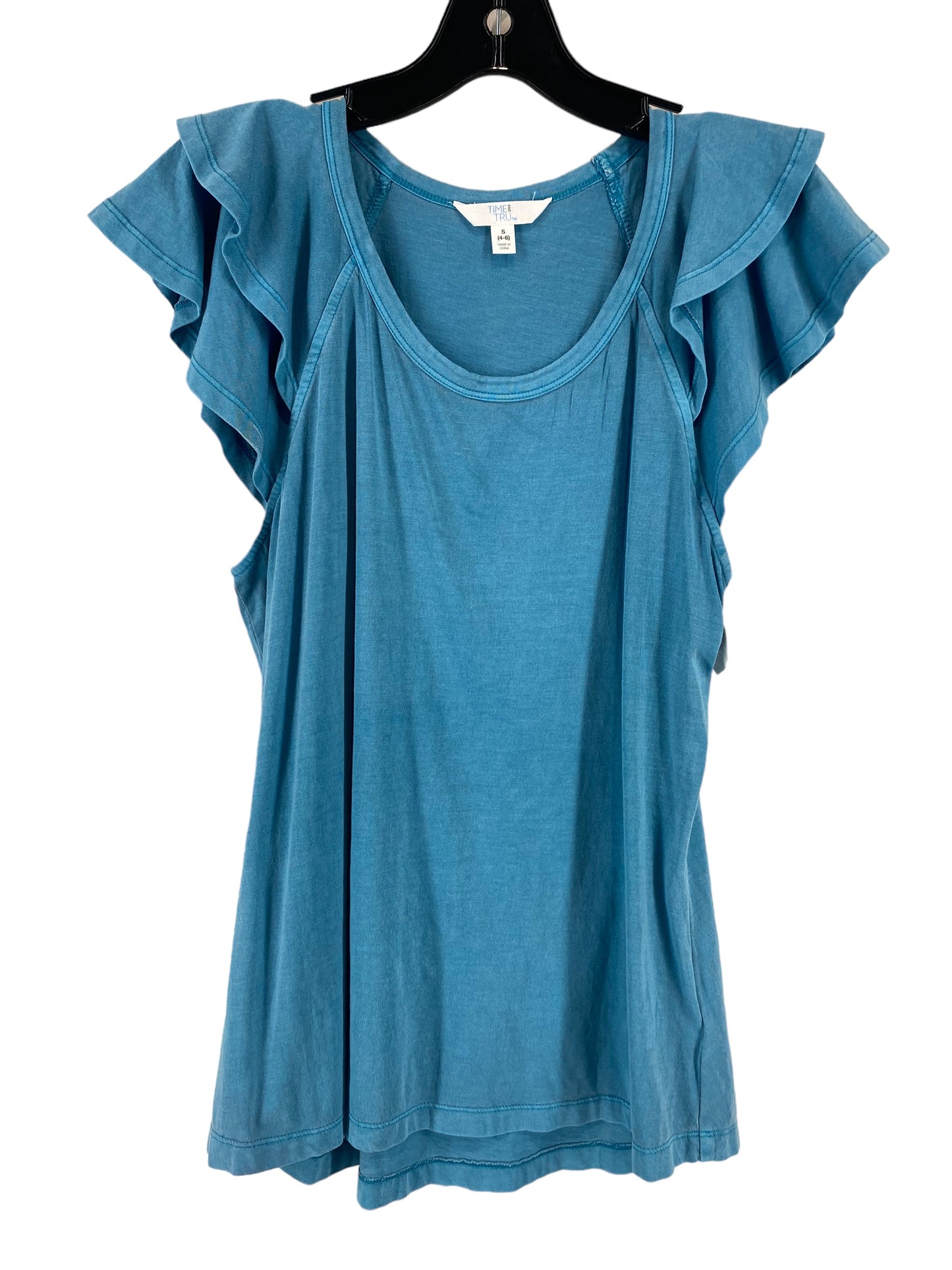 Top Short Sleeve Basic By Time And Tru Size: S