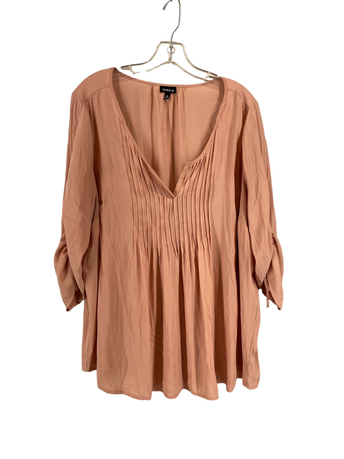 Blouse Long Sleeve By Torrid Size: 0