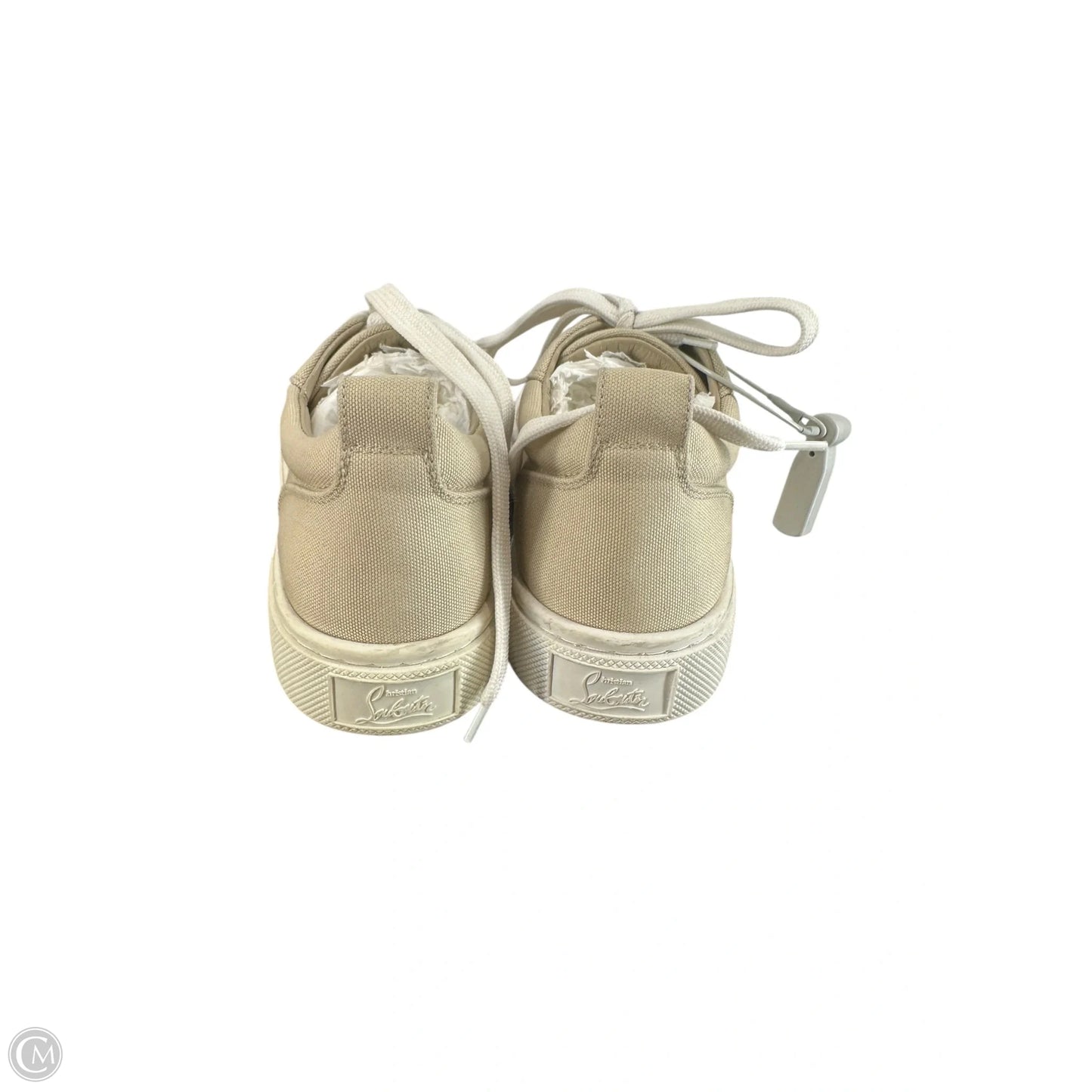 Shoes Designer By Christian Louboutin In Tan, Size: 6