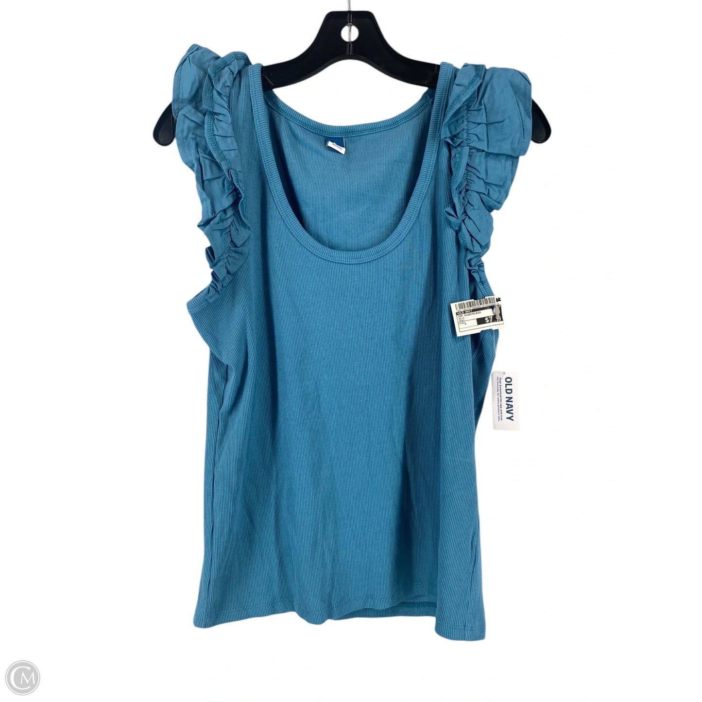 Top Sleeveless By Old Navy In Blue, Size: L
