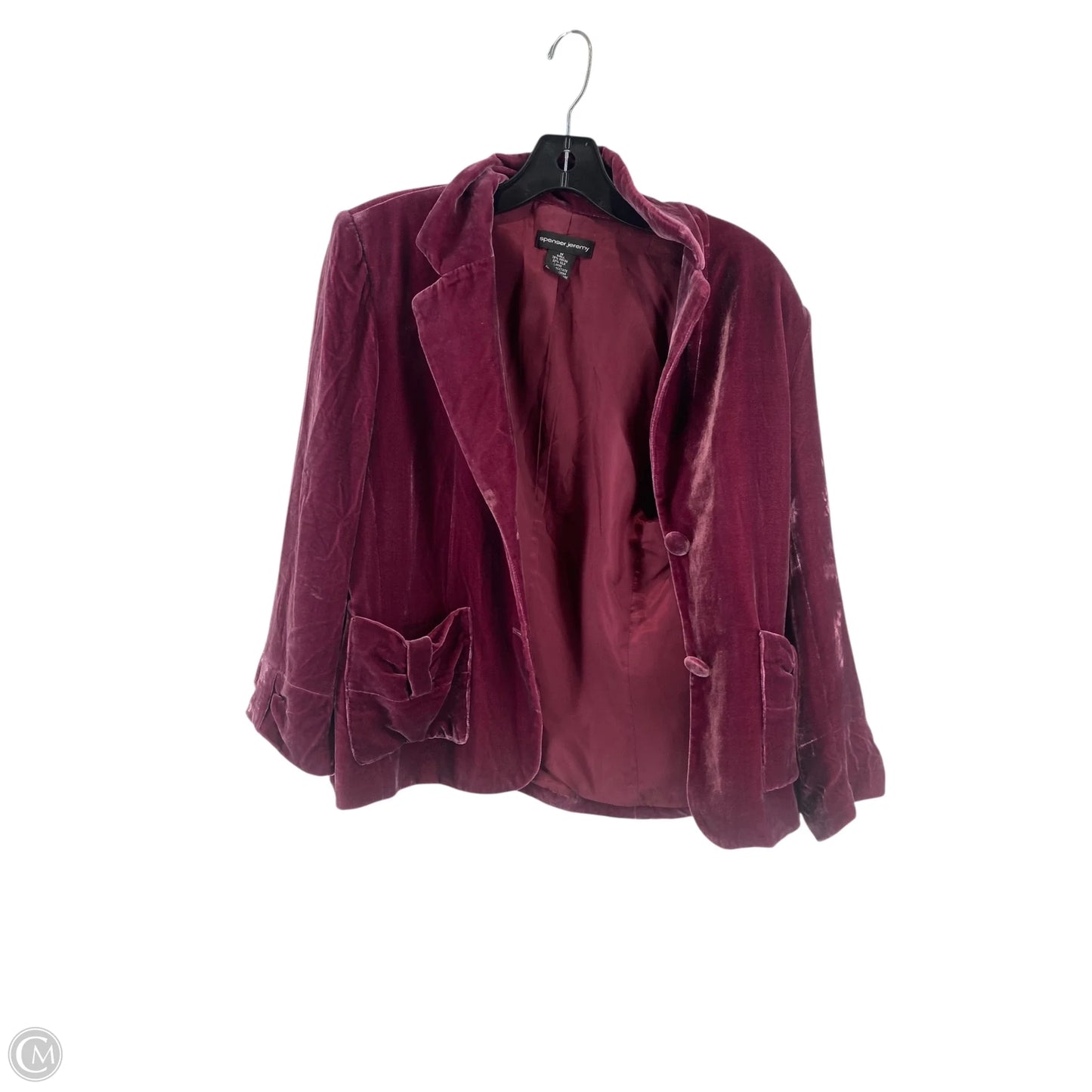 Blazer By Clothes Mentor In Pink, Size: M
