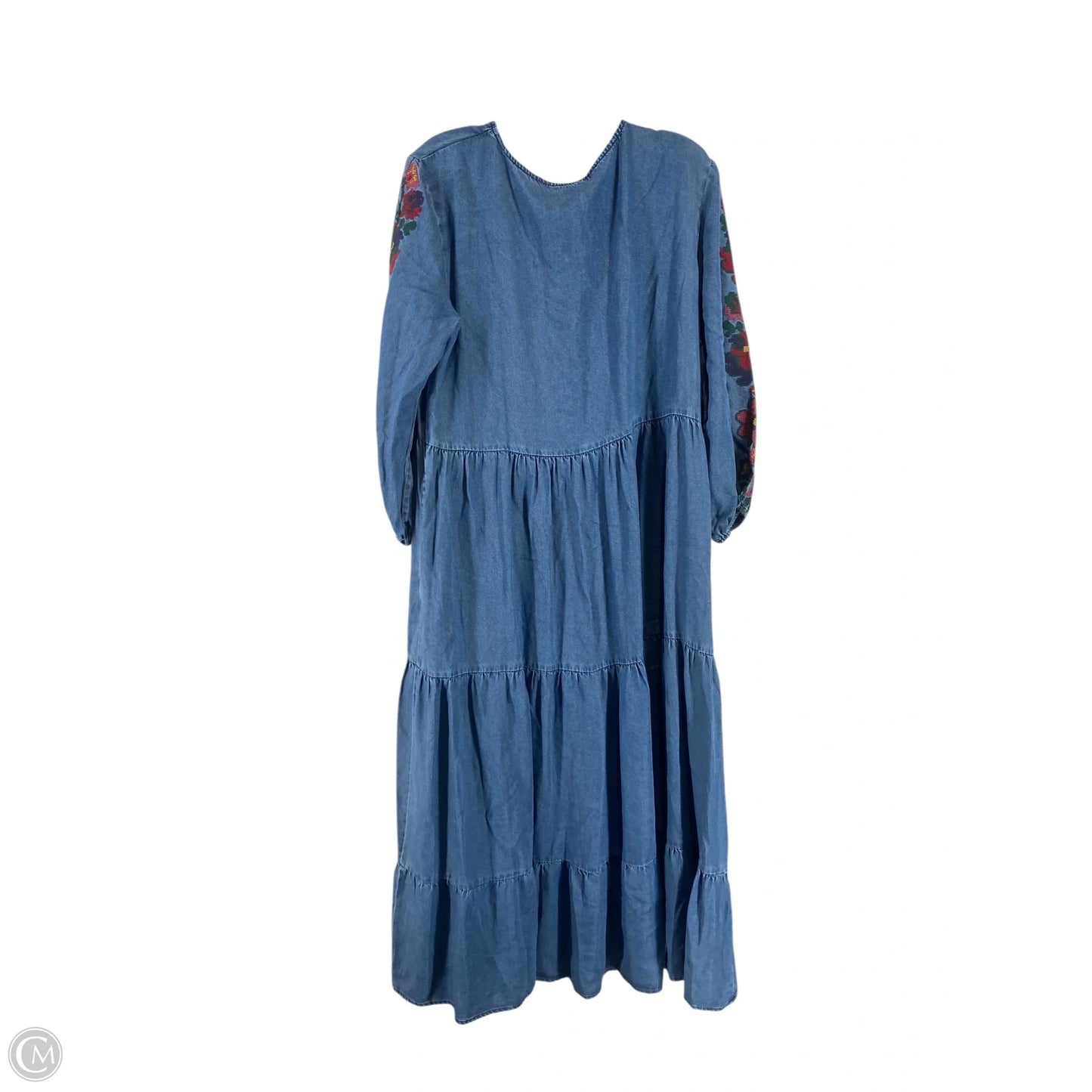 Dress Casual Maxi By Cmb In Blue, Size: M