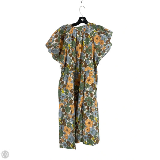 Dress Casual Midi By Uncle Frank In Floral Print, Size: M