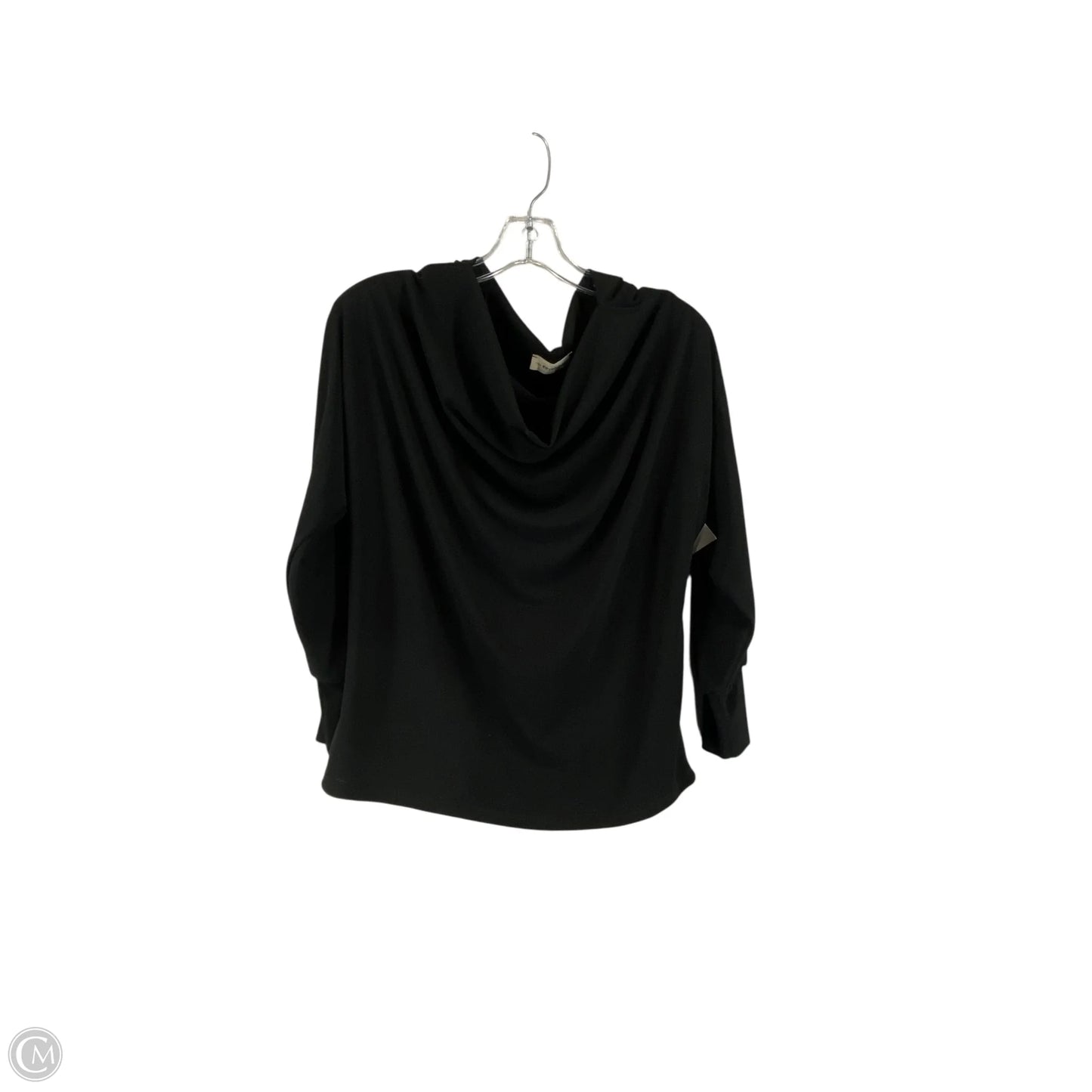 Top Long Sleeve By Ee Some In Black, Size: S