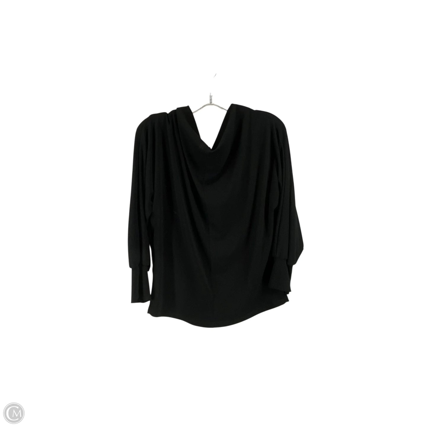 Top Long Sleeve By Ee Some In Black, Size: S
