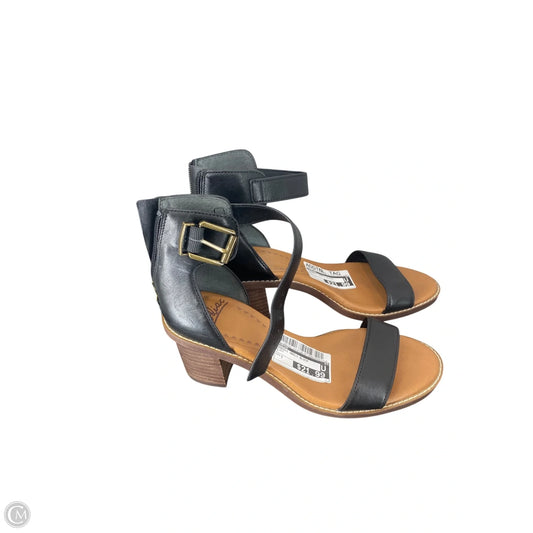 Sandals Heels Block By Zodiac In Black, Size: 7
