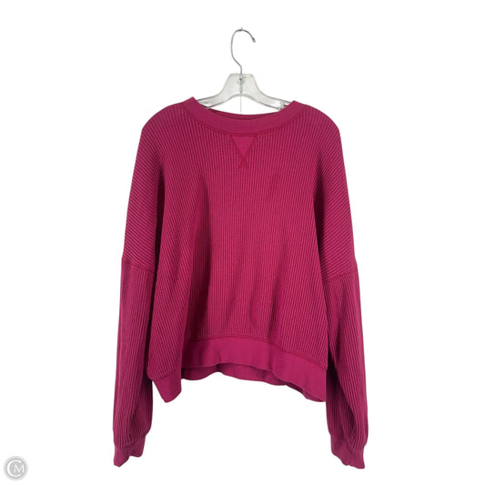 Top Long Sleeve By Gap In Pink, Size: Xl