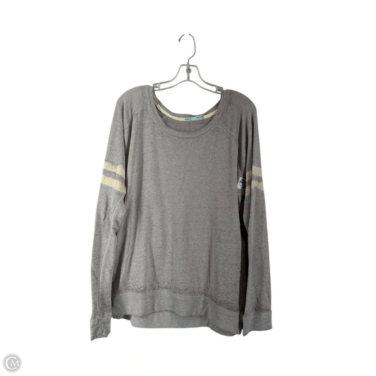 Top Long Sleeve By Maurices In Tan, Size: Xl