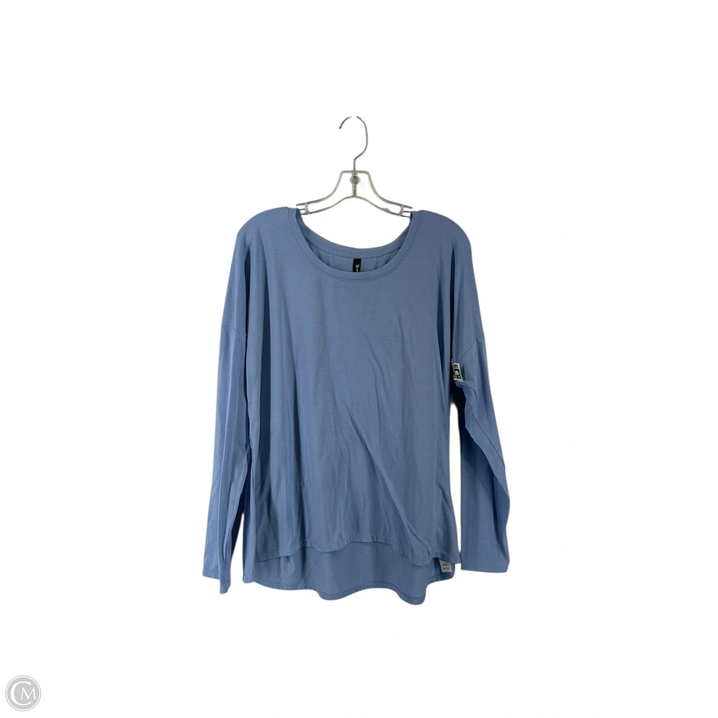 Top Long Sleeve By Mpg In Blue, Size: Xl