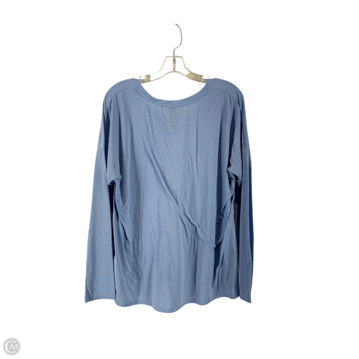 Top Long Sleeve By Mpg In Blue, Size: Xl