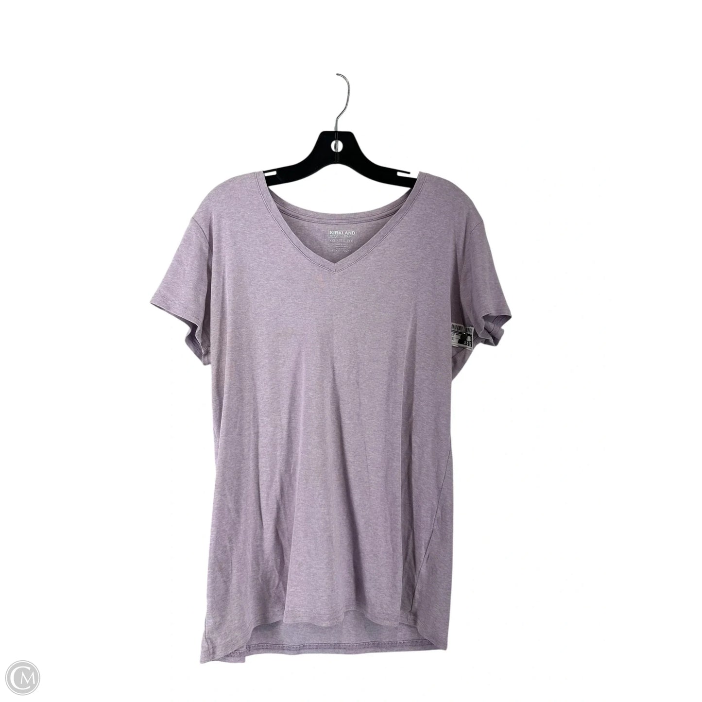Top Short Sleeve Basic By Kirkland In Purple, Size: Xxl
