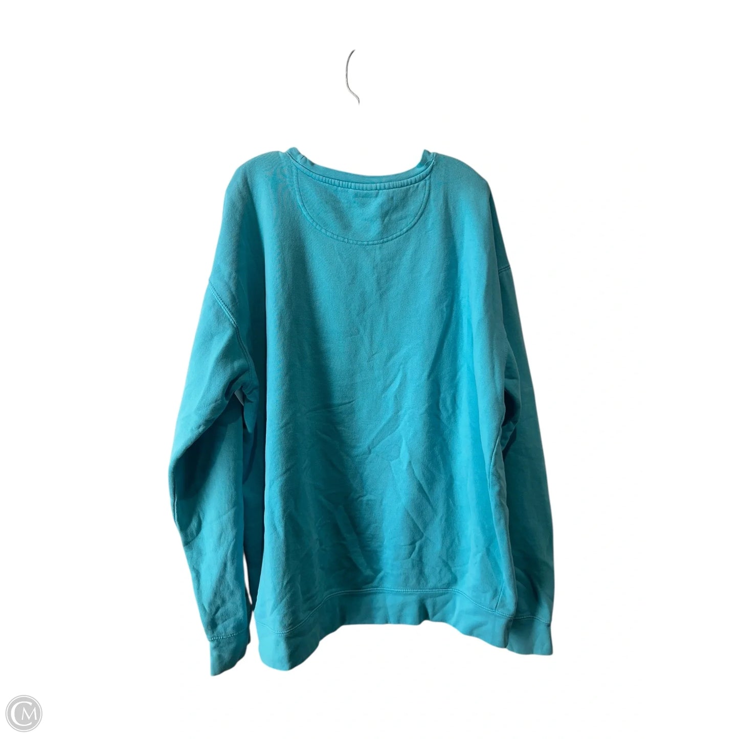Sweatshirt Crewneck By Clothes Mentor In Blue, Size: 2x