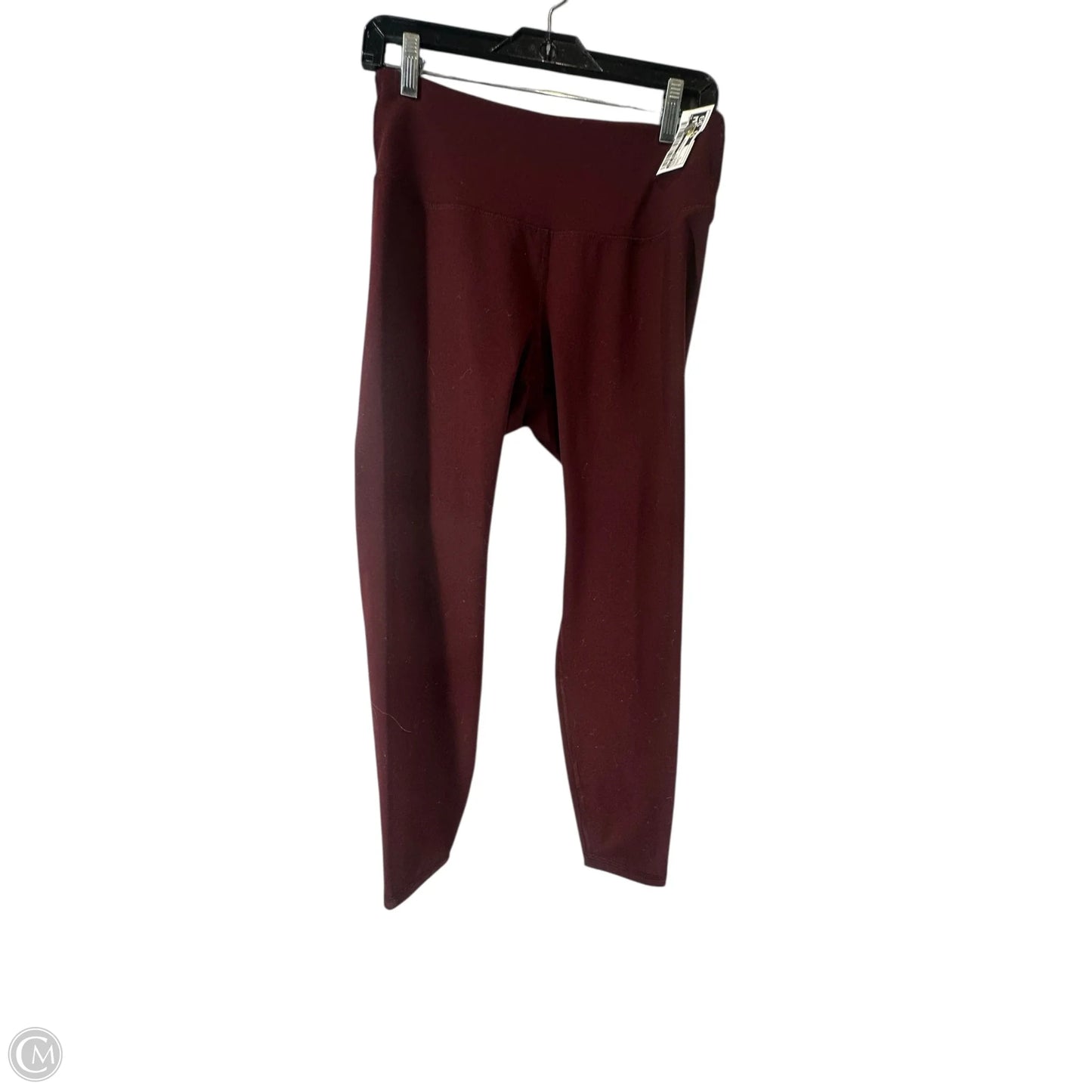 Athletic Leggings By Old Navy In Maroon, Size: L