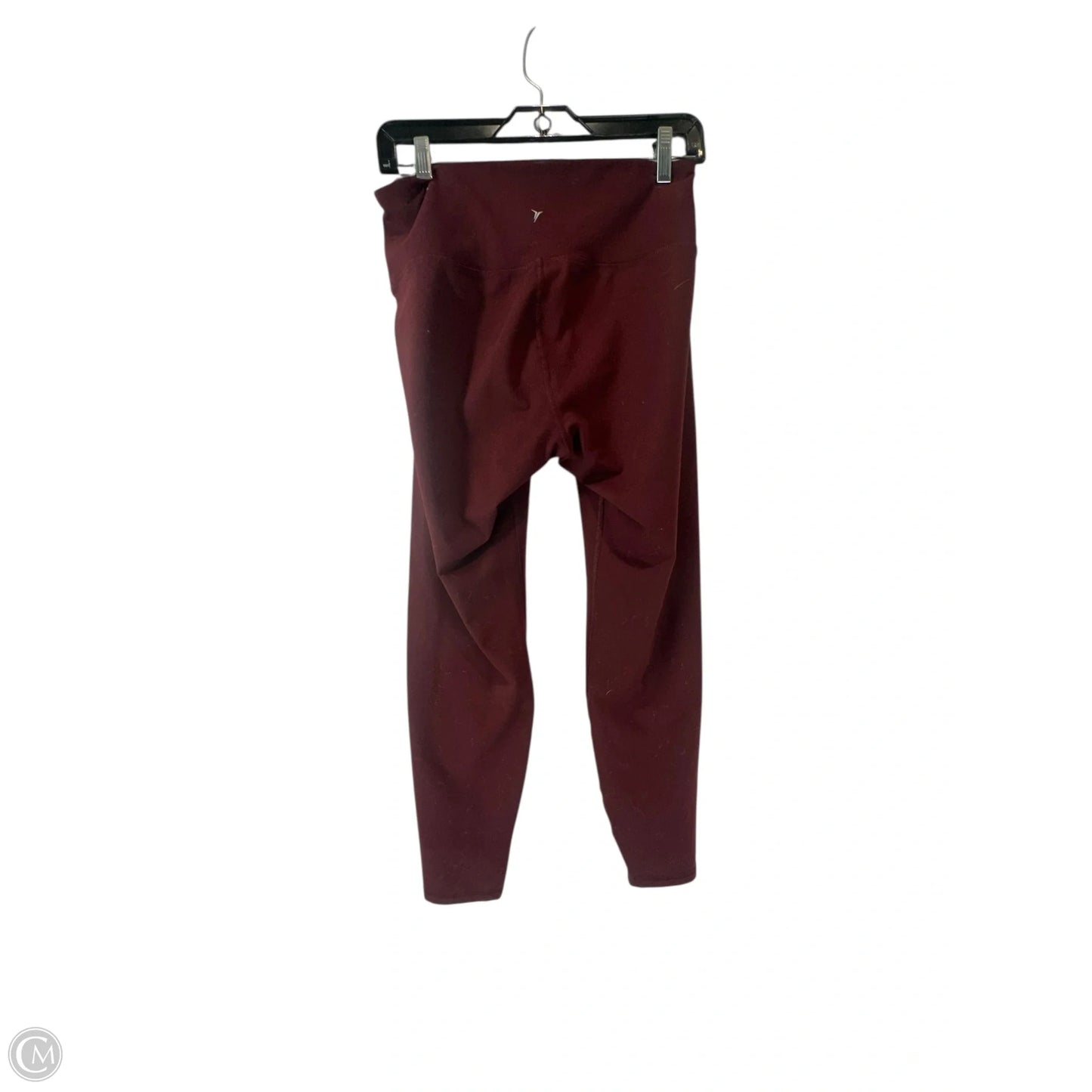 Athletic Leggings By Old Navy In Maroon, Size: L