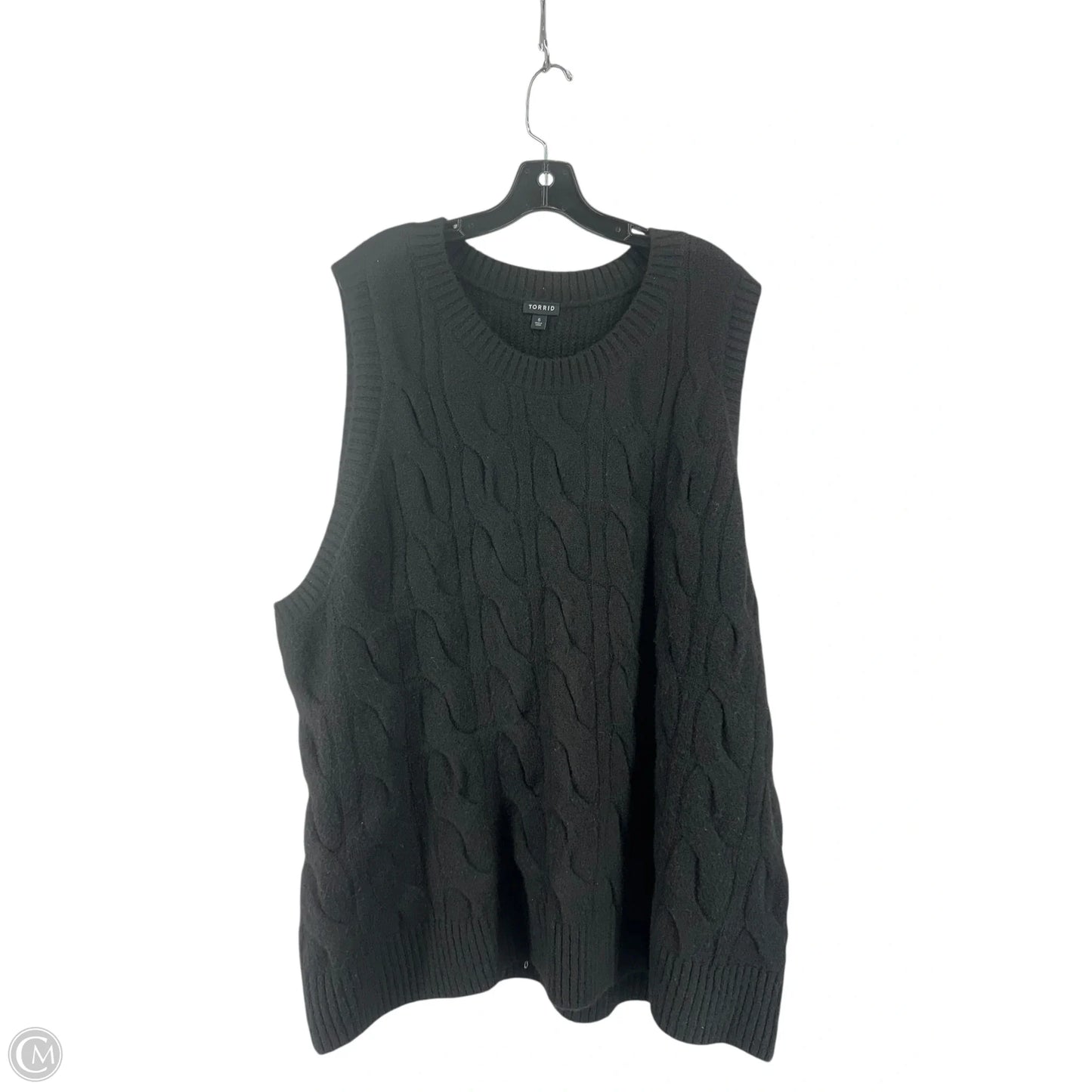 Vest Sweater By Torrid In Black, Size: 6