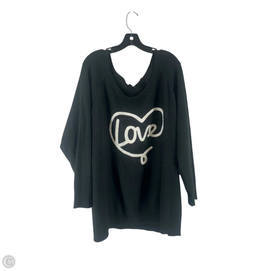 Sweater By Torrid In Black, Size: 5