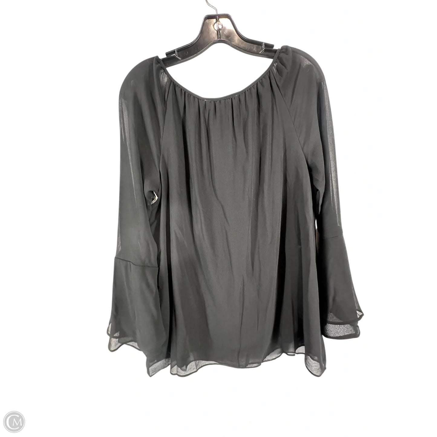 Top Long Sleeve By Marled In Black, Size: M