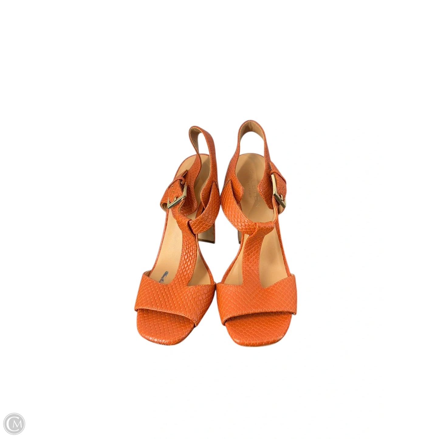 Shoes Designer By Halston In Brown, Size: 7.5