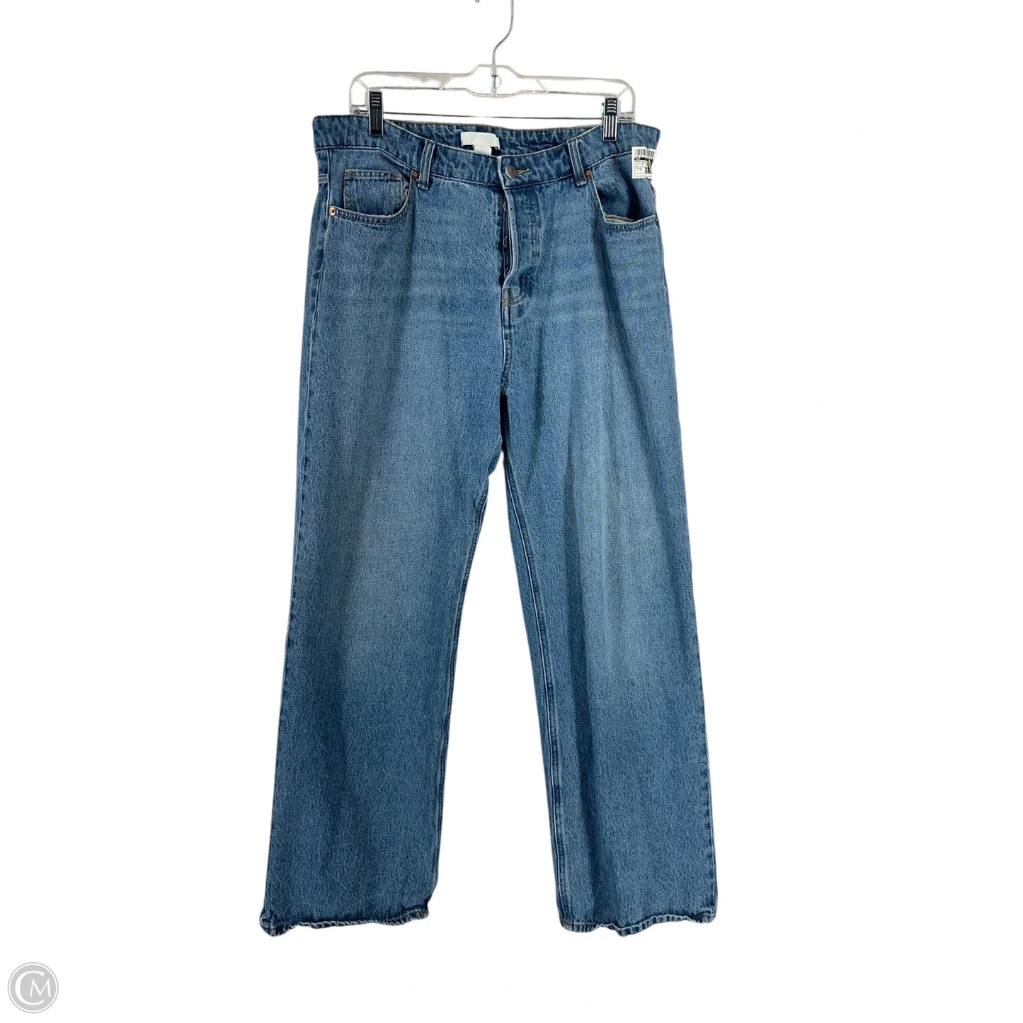 Jeans Boyfriend By H&m In Blue Denim, Size: 12