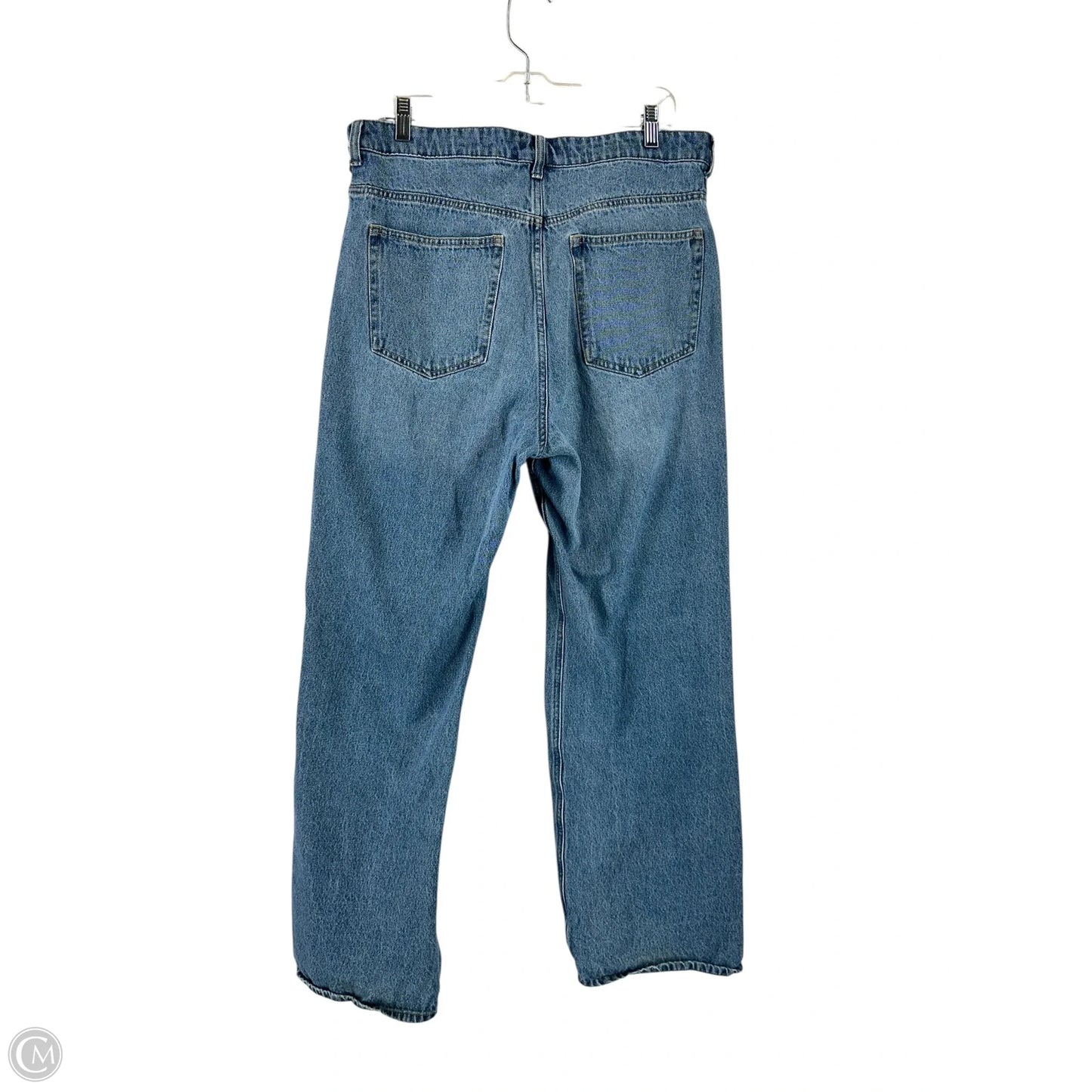 Jeans Boyfriend By H&m In Blue Denim, Size: 12