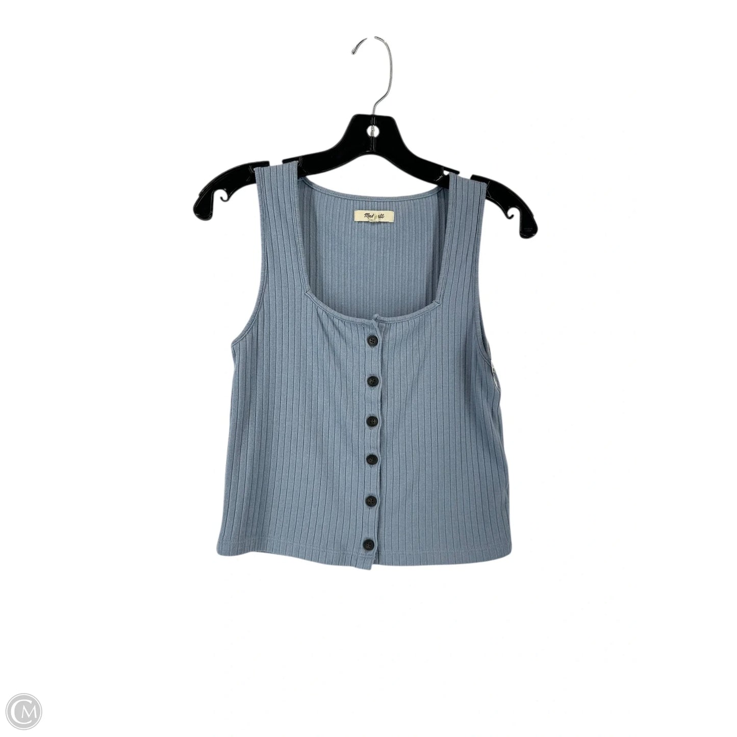 Top Sleeveless By Madewell In Blue, Size: M