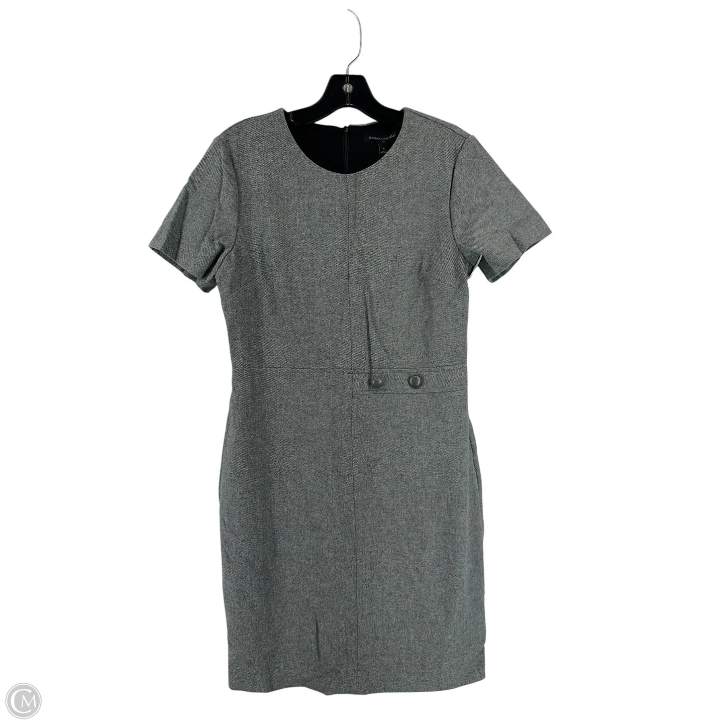 Dress Work By Banana Republic In Grey, Size: 6