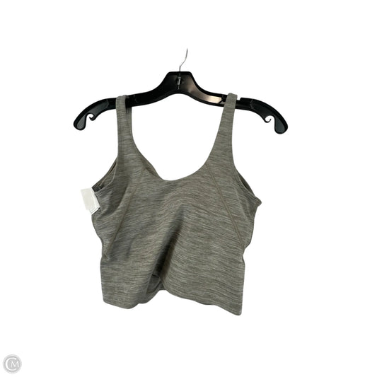 Athletic Bra By Lululemon In Grey, Size: 6
