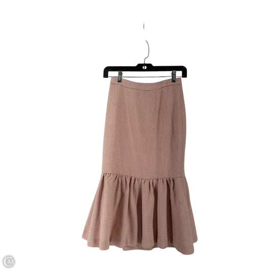 Skirt Midi By Clothes Mentor In Pink, Size: Xs
