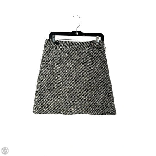 Skirt Mini & Short By Loft In Black & Cream, Size: 6