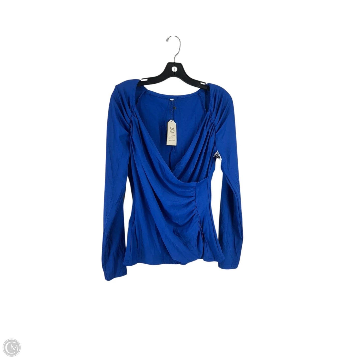 Top Long Sleeve By Clothes Mentor In Blue, Size: L
