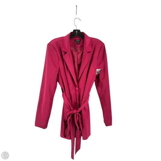 Blazer By Boohoo Boutique In Pink, Size: L