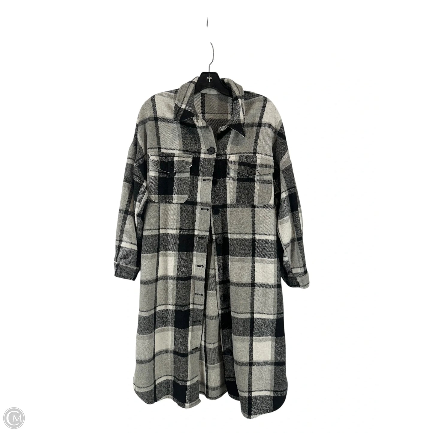 Jacket Other By Clothes Mentor In Black & White, Size: S