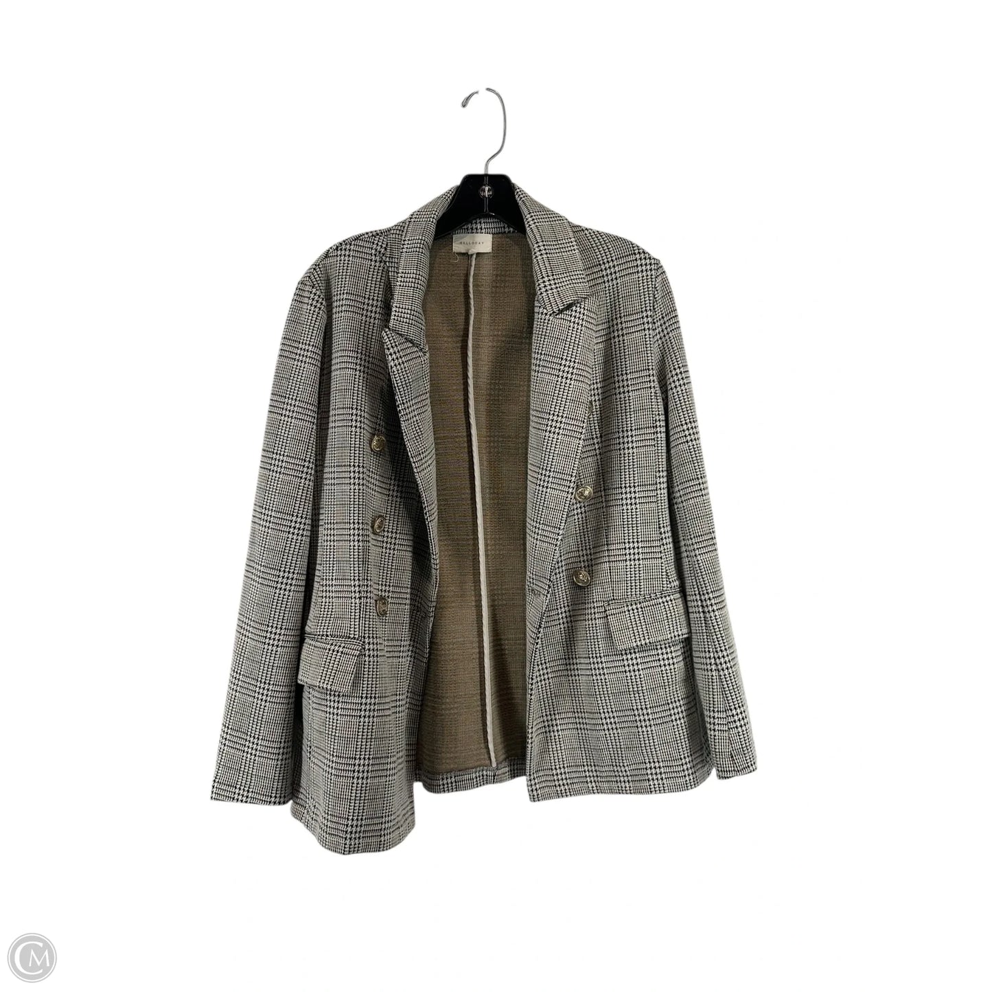 Blazer By Melloday In Black & Cream, Size: S