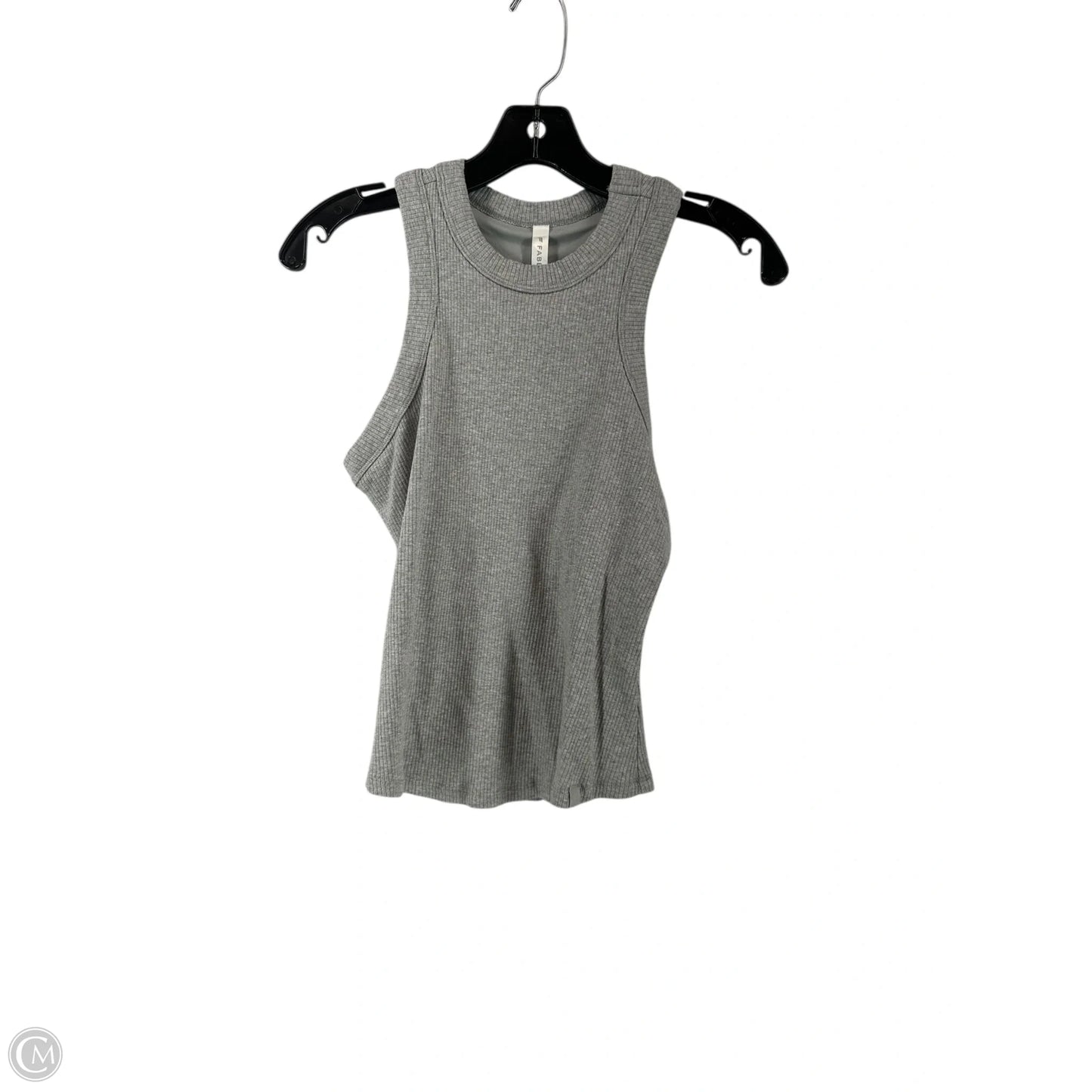 Athletic Tank Top By Fabletics In Grey, Size: M