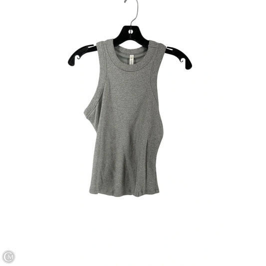 Athletic Tank Top By Fabletics In Grey, Size: M