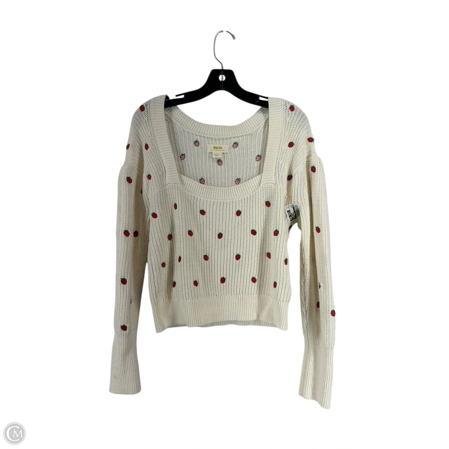 Sweater By Maeve In White, Size: S