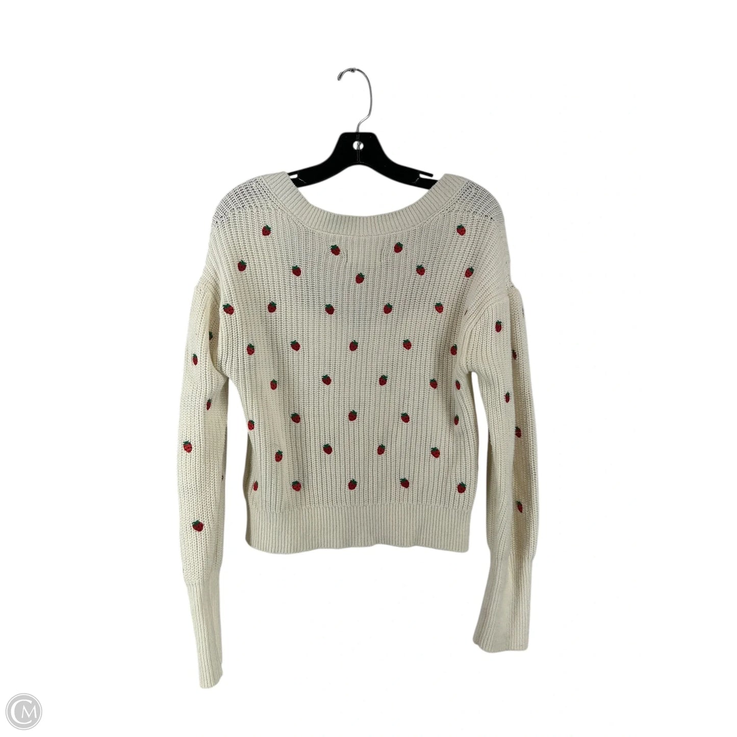 Sweater By Maeve In White, Size: S