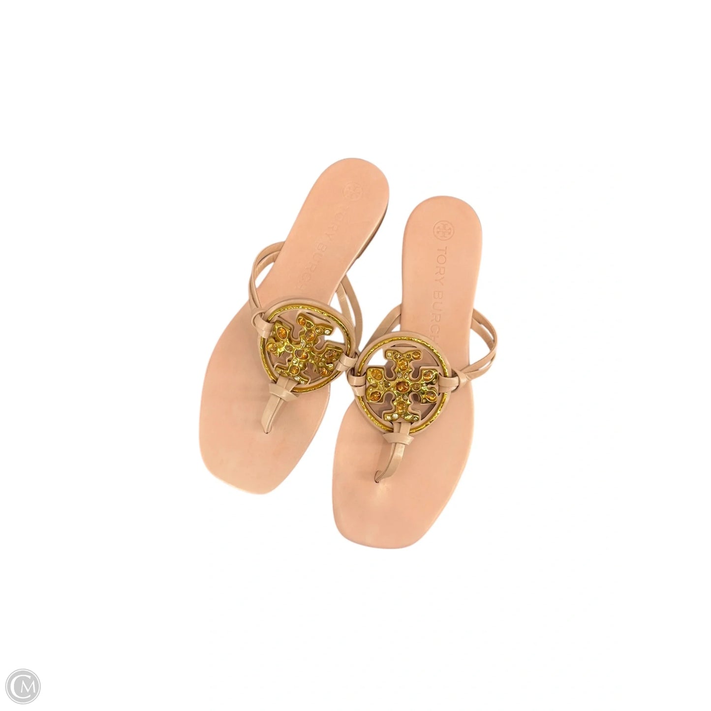 Sandals Designer By Tory Burch In Tan, Size: 9