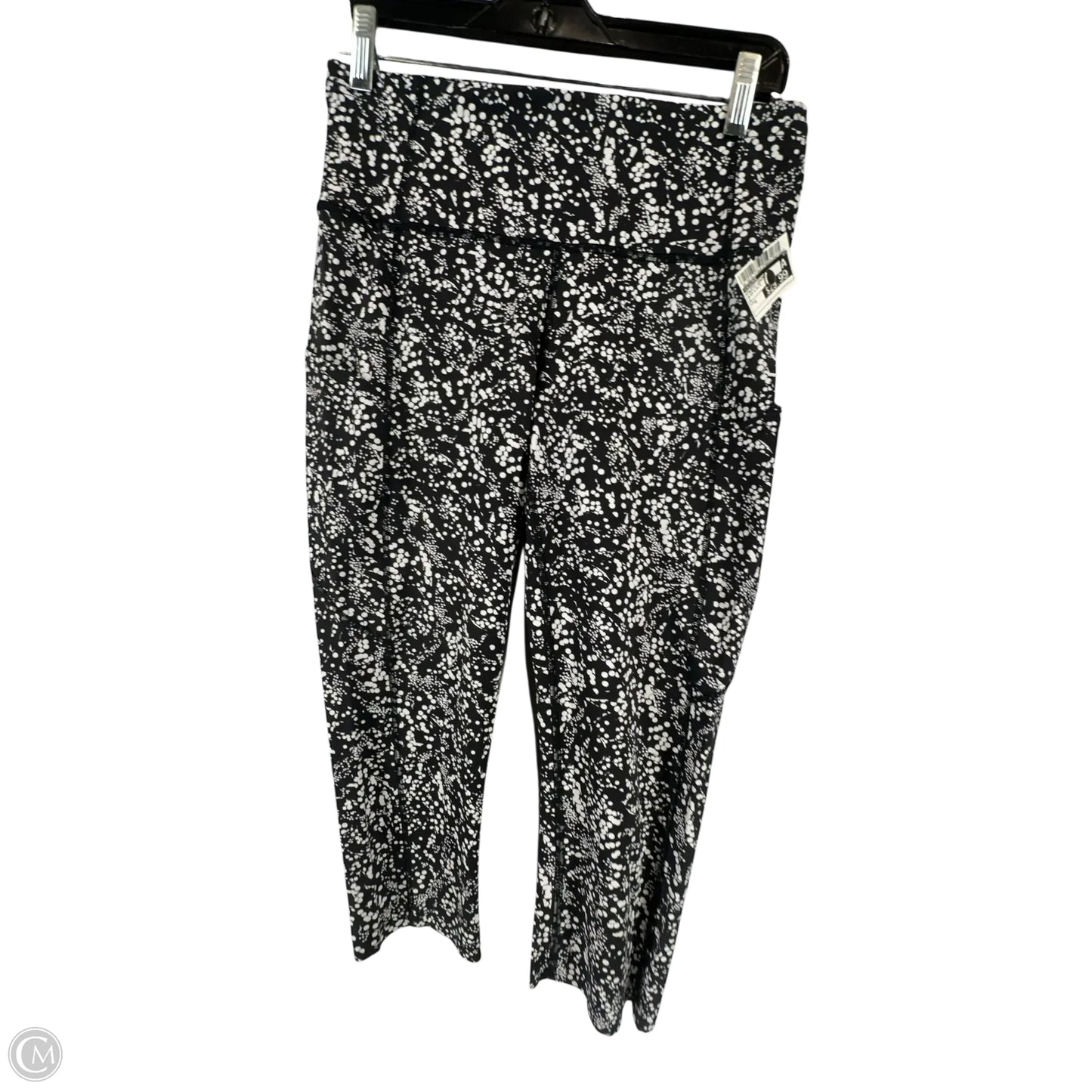 Athletic Leggings By Lululemon In Black & White, Size: 8