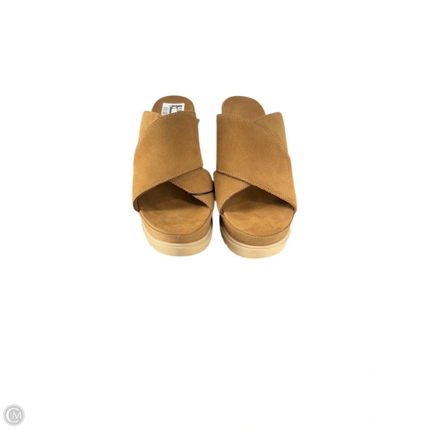 Sandals Designer By Ugg In Brown, Size: 9