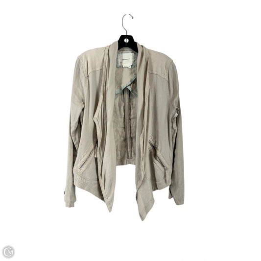 Jacket Shirt By Anthropologie In Tan, Size: M