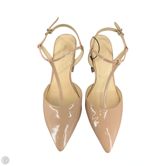 Shoes Heels Block By Nine West In Tan, Size: 9.5