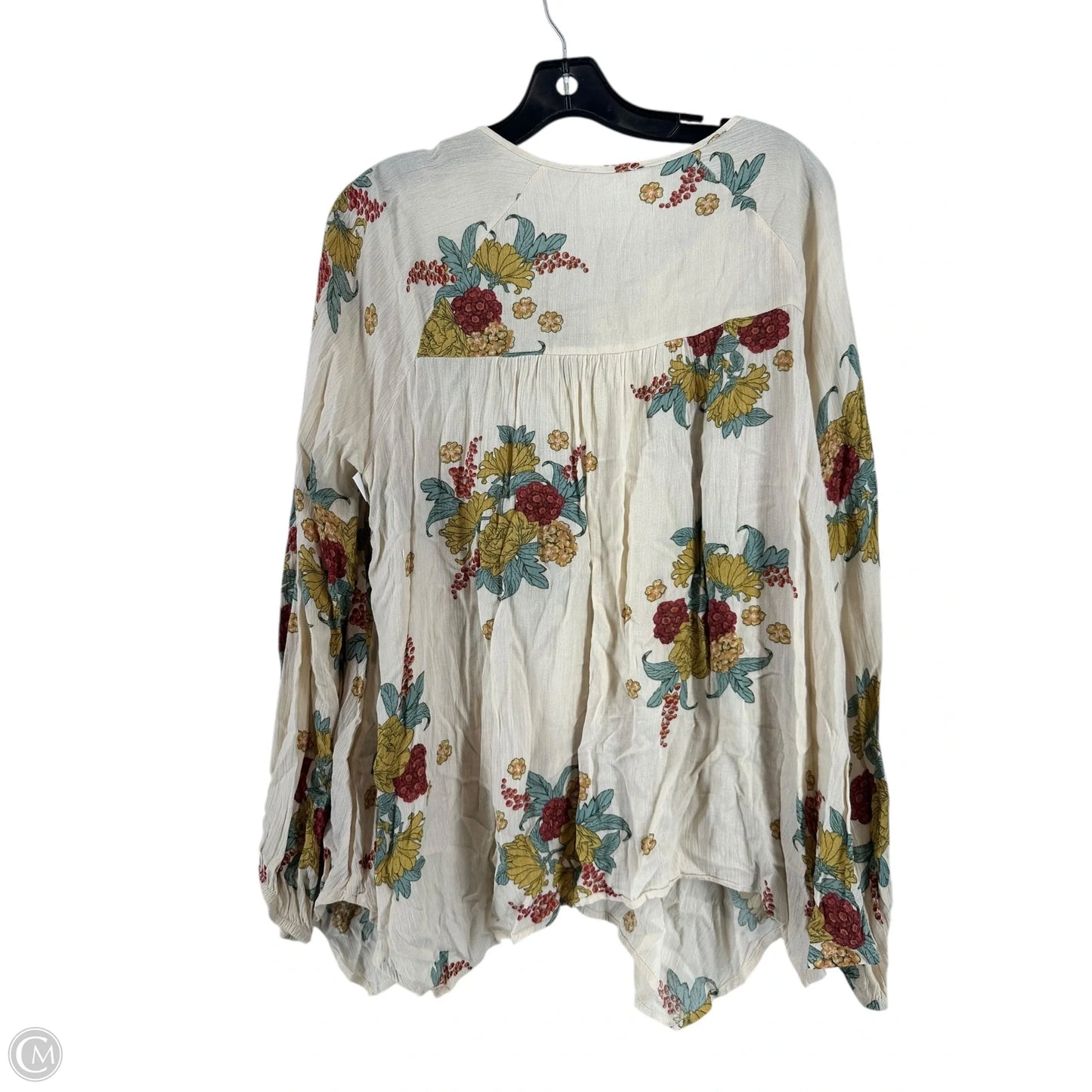 Top Long Sleeve By Coco + Jaimeson In Floral Print, Size: L