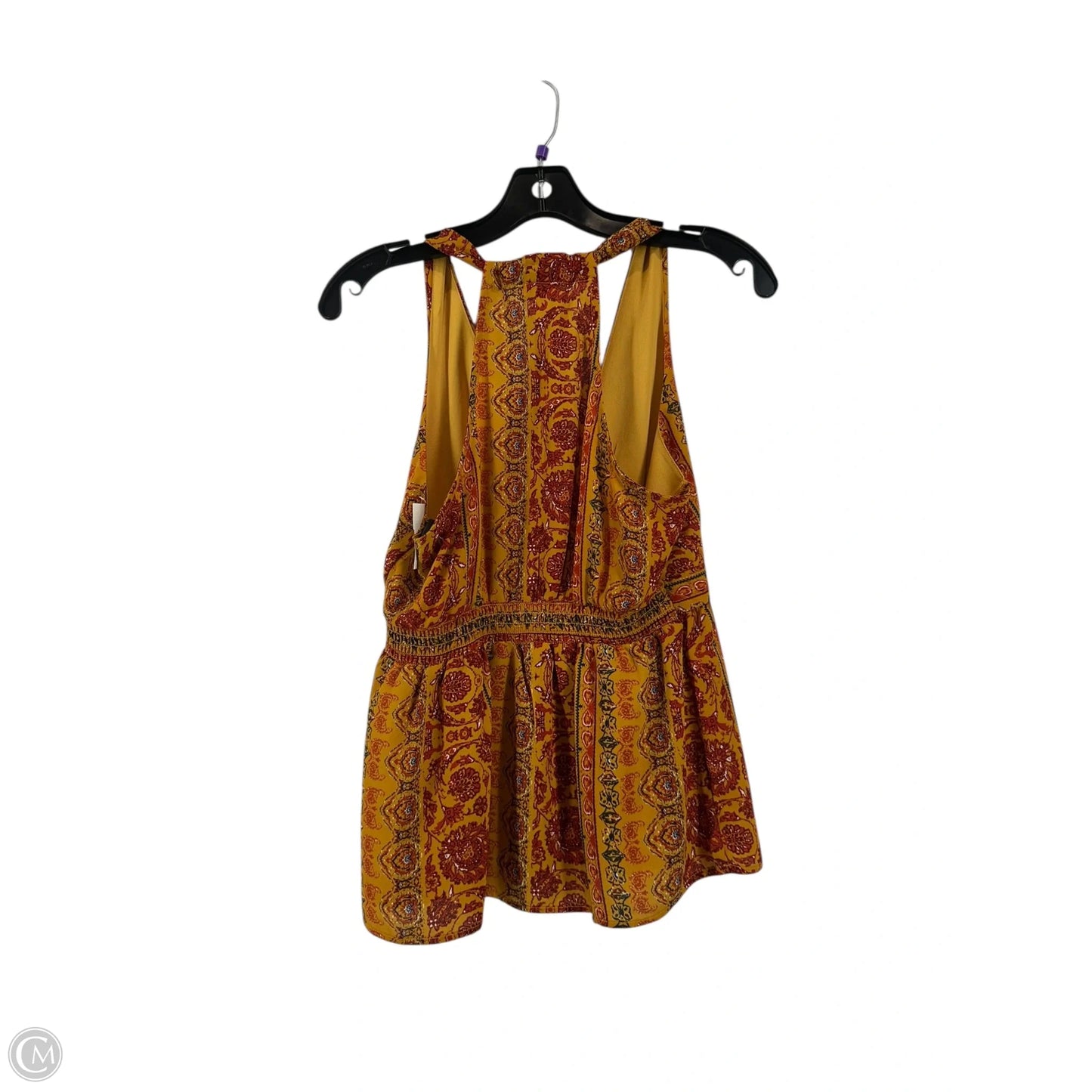 Top Sleeveless By Lily White In Orange & Red, Size: S