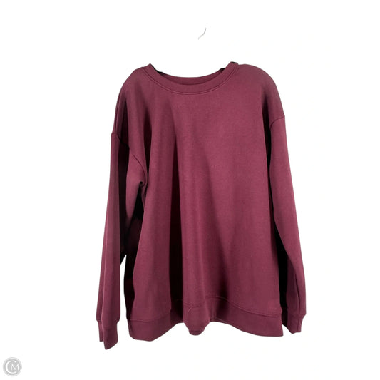 Sweatshirt Crewneck By Mondetta In Purple, Size: Xl