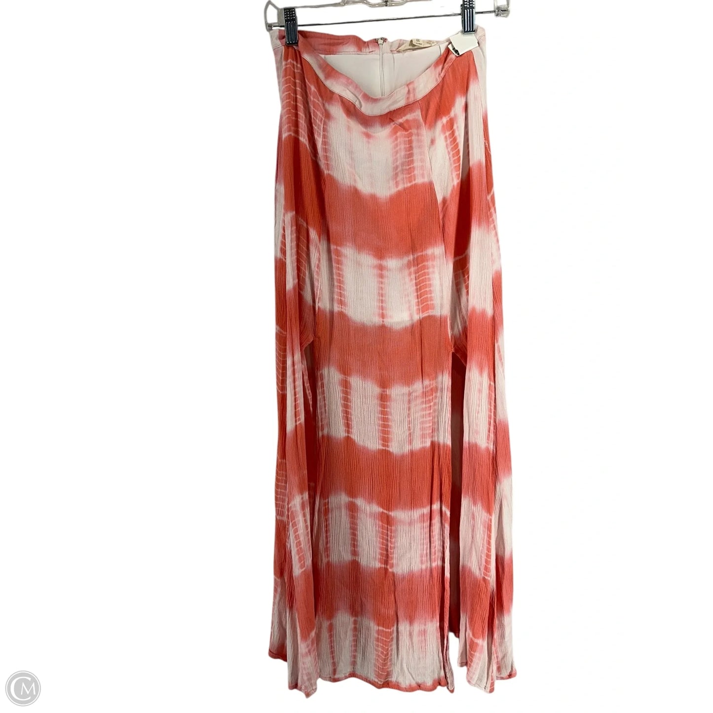 Skirt Set 2pc By Clothes Mentor In Pink & White, Size: M