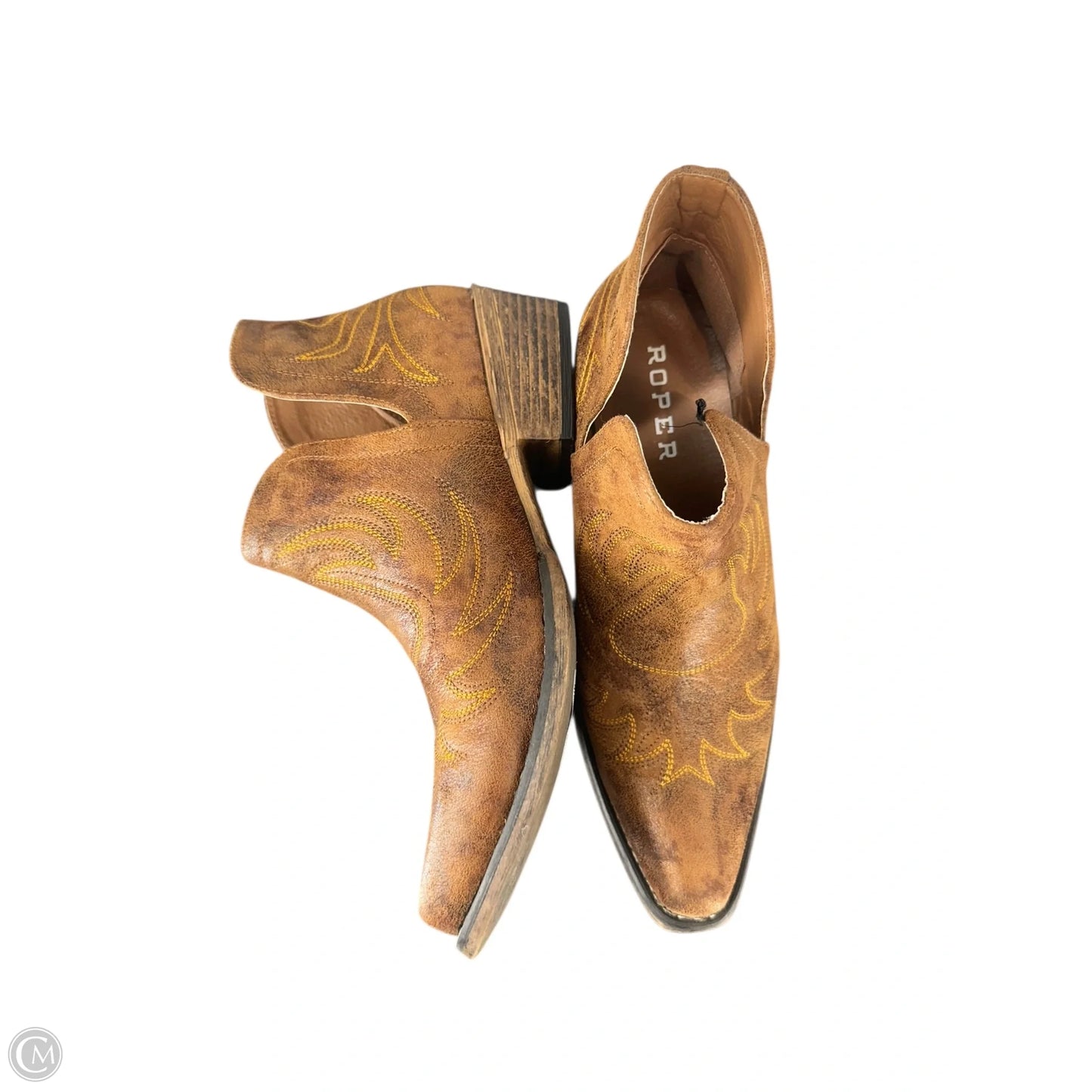 Boots Western By Roper In Brown, Size: 11