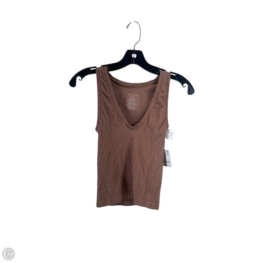 Tank Top By Free People In Brown, Size: M