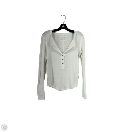 Top Long Sleeve By We The Free In White, Size: S